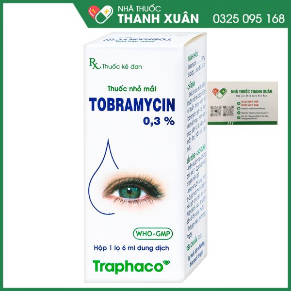 Tobramycin 0,3% - Điều trị các bệnh nhiễm khuẩn mắt